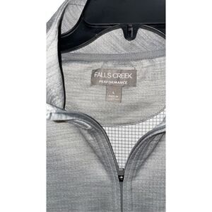 Falls Creek Performance Men’s Quarter Zip Gray NWT SIZE Large